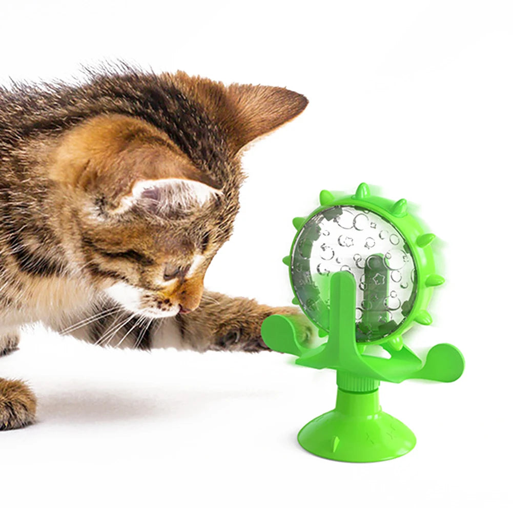 Cat  Toy 360 Rotating Windmill