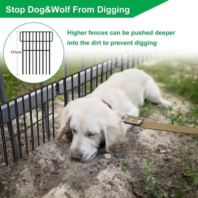 Animal Barrier Fence, No Dig Bottom - pamperedpetmarket