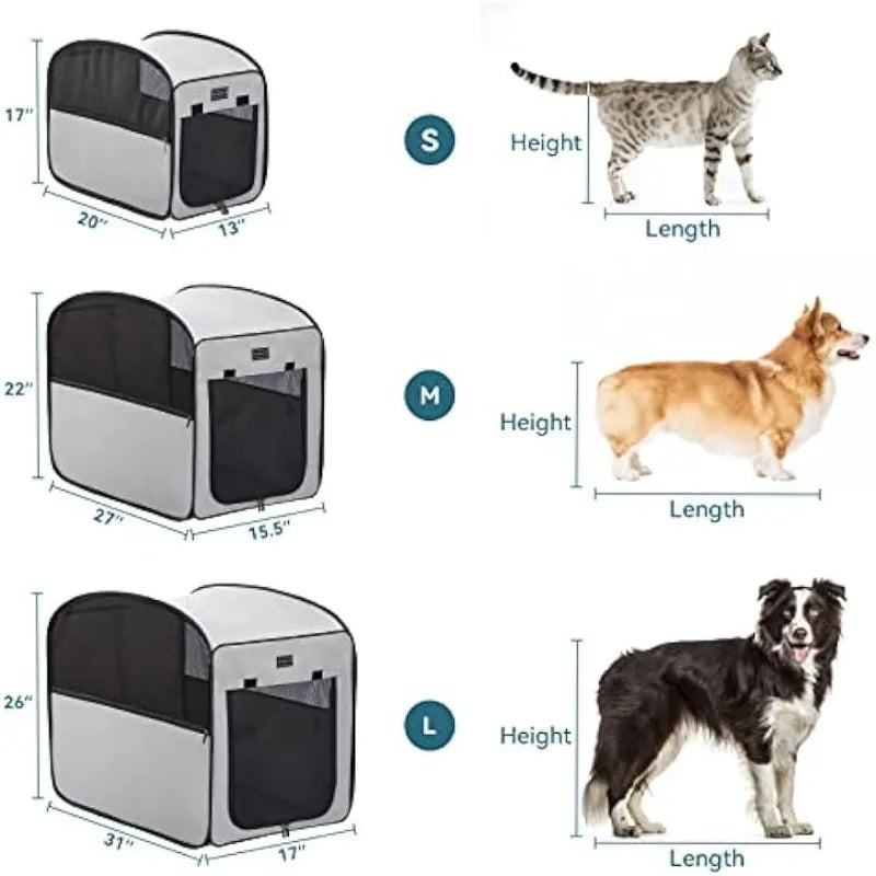 Collapsible Dog Crate - pamperedpetmarket