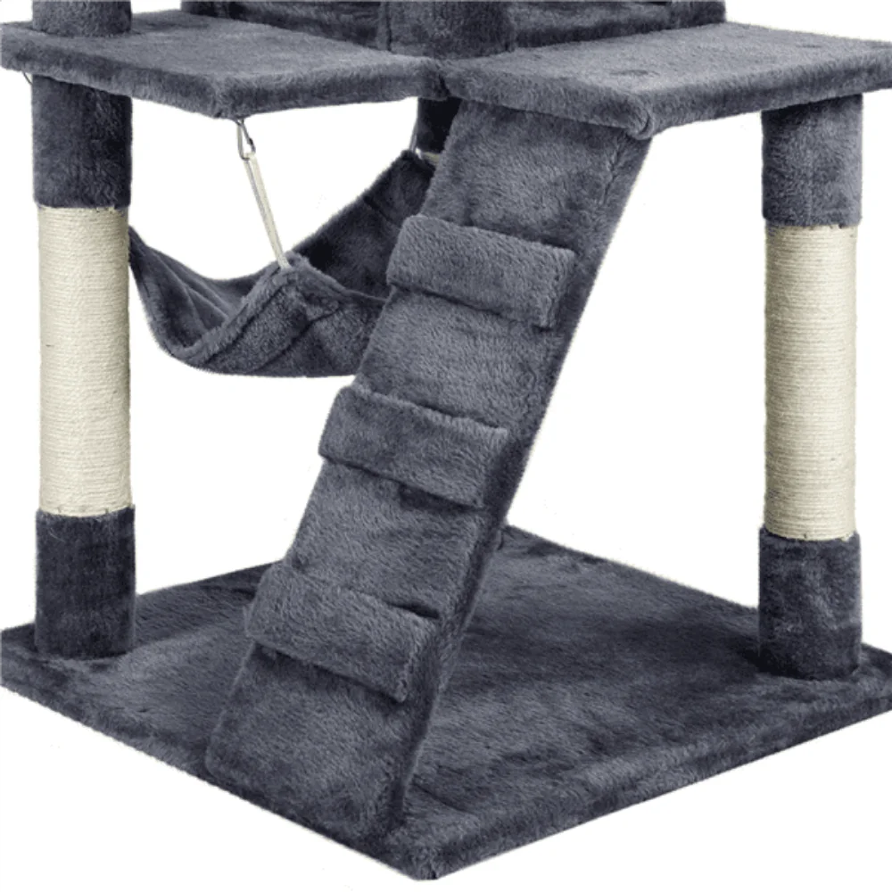 Cat Tree with Hammock and Scratching Post