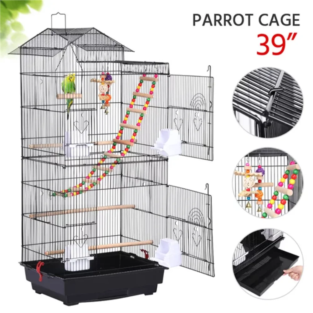 39" Metal Bird Cage