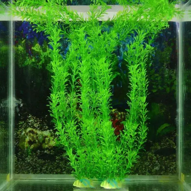 Aquatic Fish Tank Plants Plastic