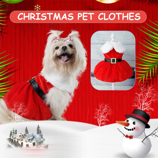 Santa Claus Dog Skirt